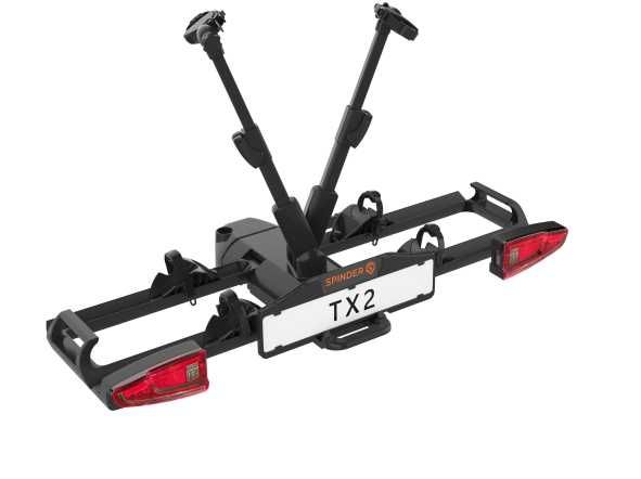 Bagażnik rowerowy na hak PREMIUM SPINDER TX2 LED składany