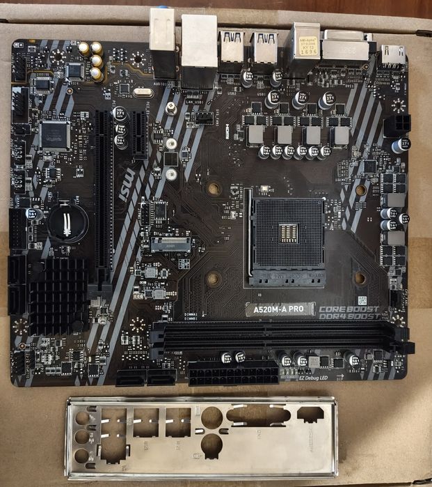 MSI A520M-A PRO (defeituosa / para reparo)