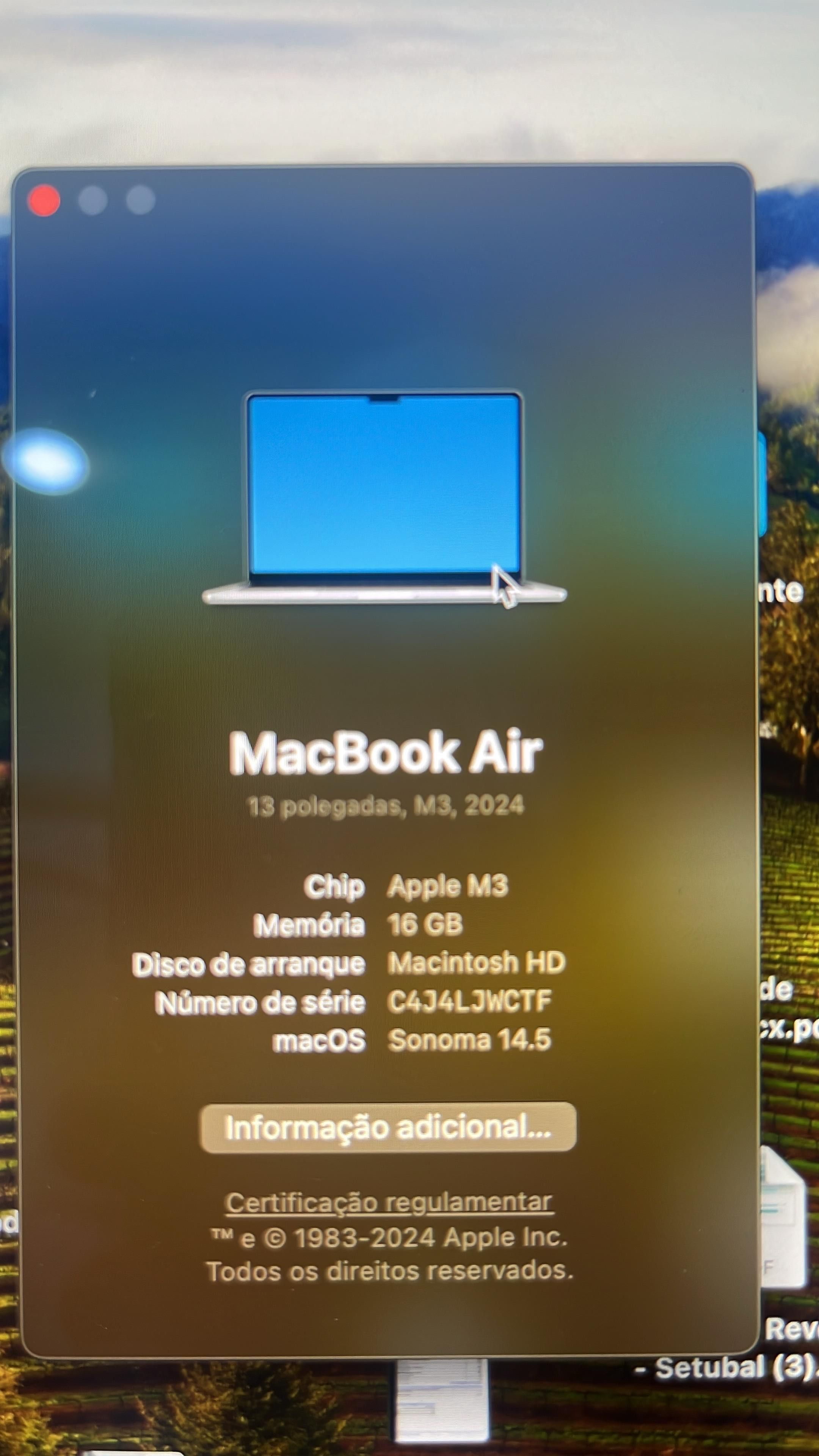 MacBook Air M3 - 2024