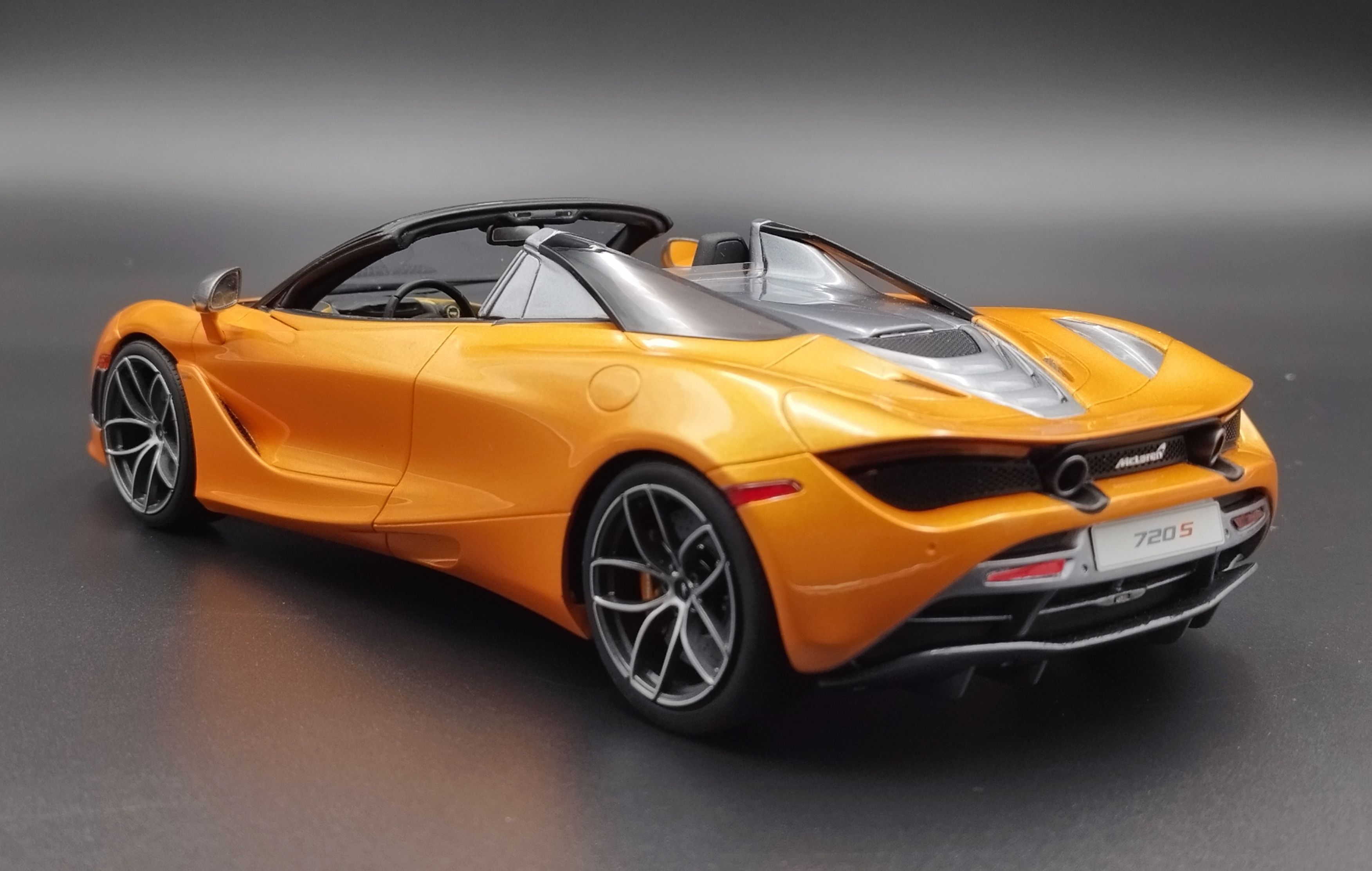 1:18 GT Spirit 2018 McLaren 720S Spider Papaya Spark Orange nr 009/999