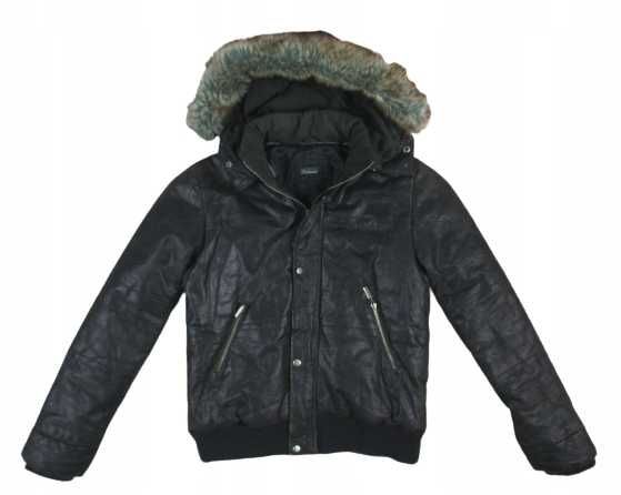 LEGEND SCANDINAVIA  skórzana kurtka bomber ocieplana lxl