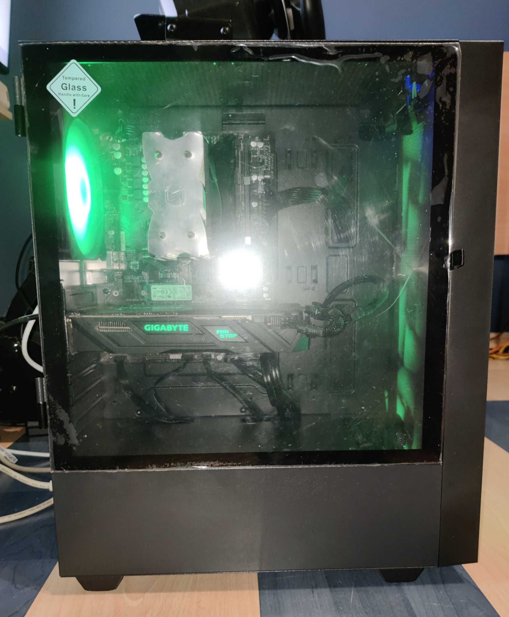 Komputer Ryzen 5 2600  16GB RAM  GTX 1050Ti  SSD - basic gaming