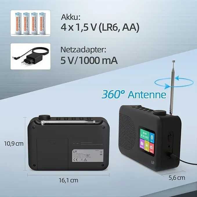 FM Dab Радіо з Bluetooth  LPP Dab+Radio