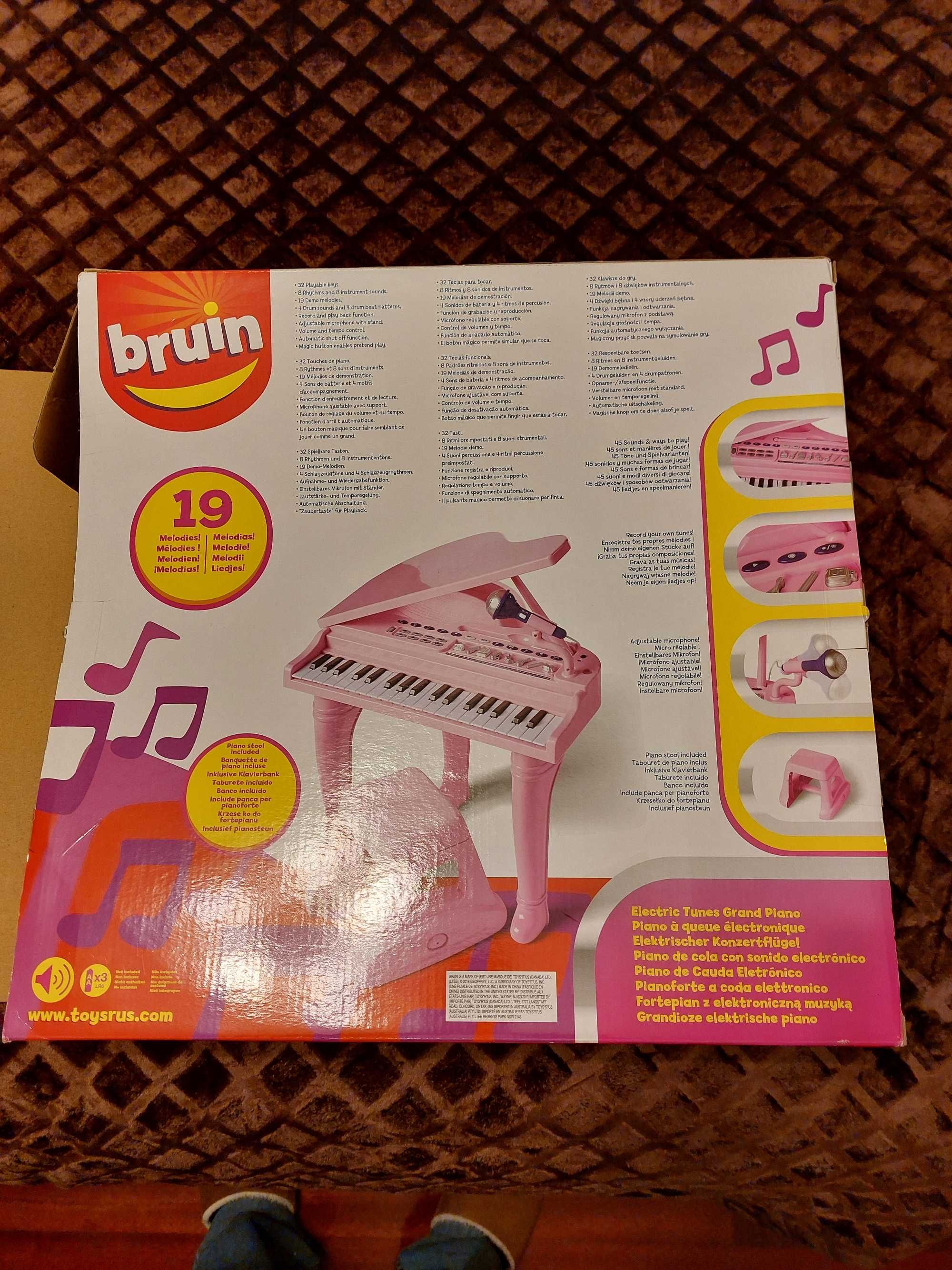 Piano brinquedo da marca BRUIN