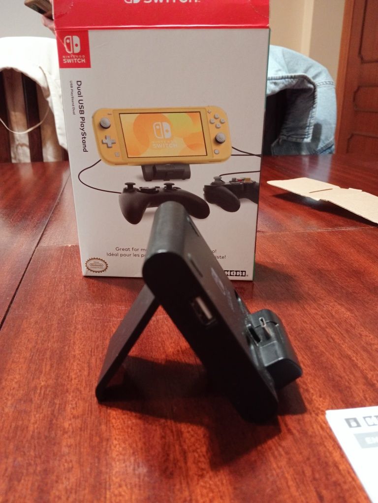 Dock/suporte para switch lite para jogarem dois jogadores