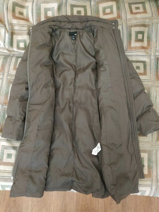 Куртка довга, пальто жіноче зима, осінь, демисезонне H&M, розмір 44-46