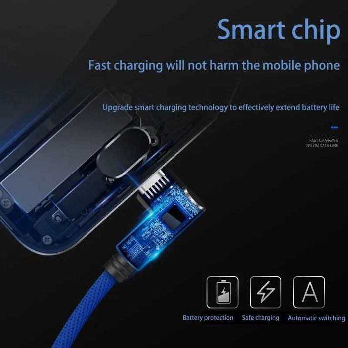 Cabos USB Type-C carregamento rápido NOVOS