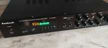 Amplificador de potência com boa qualidade bluetooth, USB e RCA.