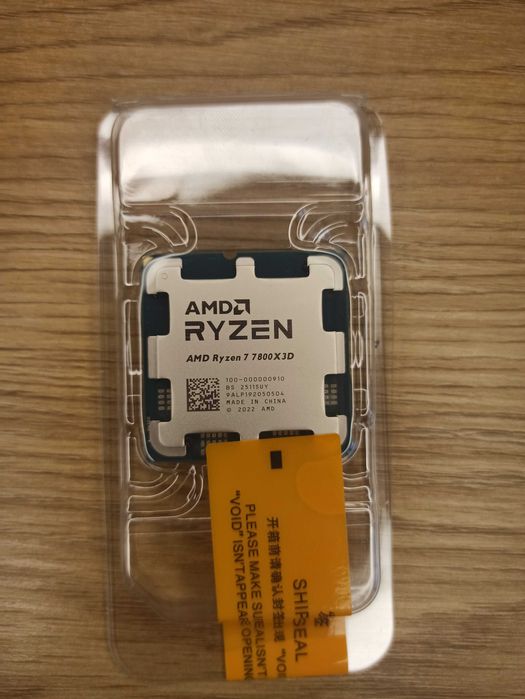 Процесор новий AMD Ryzen 7 7800X3D AM5 DDR5 8/16