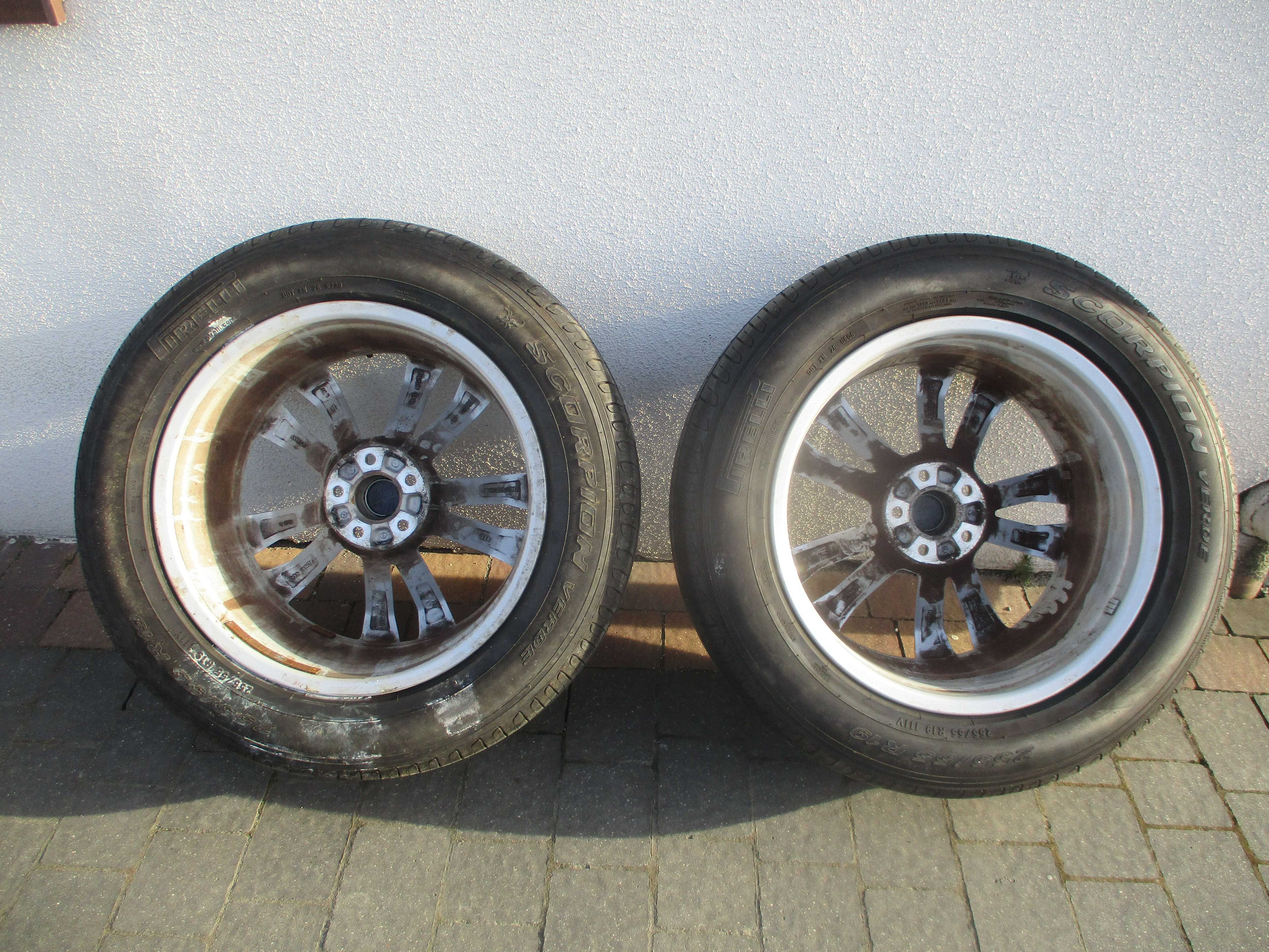 Felgi z Oponami Audi Q7 Pirelli Scorpion verde