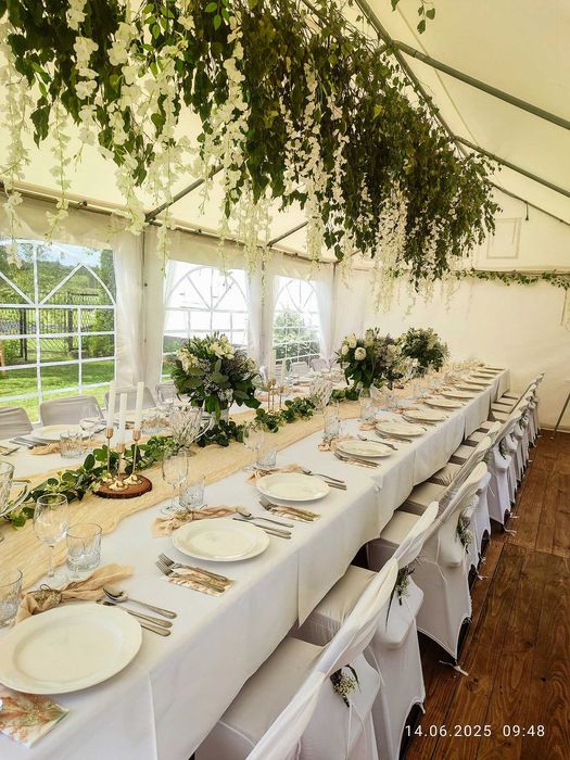 Wynajem namiotów plenerowych. Krzesła, PARKIET DREWNIANY