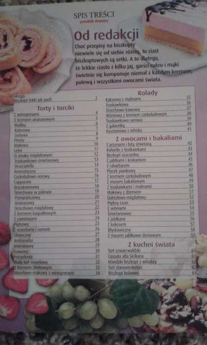 Kuchnia - Ciasta biszkoptowe - książka nowa