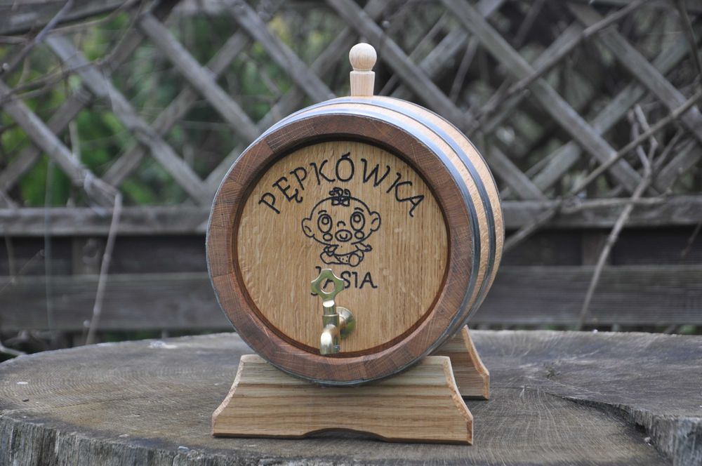 Beczka Dębowa 3L 4L 5L 10L 15L 20L Grawer Opalanie Na whisky bimber