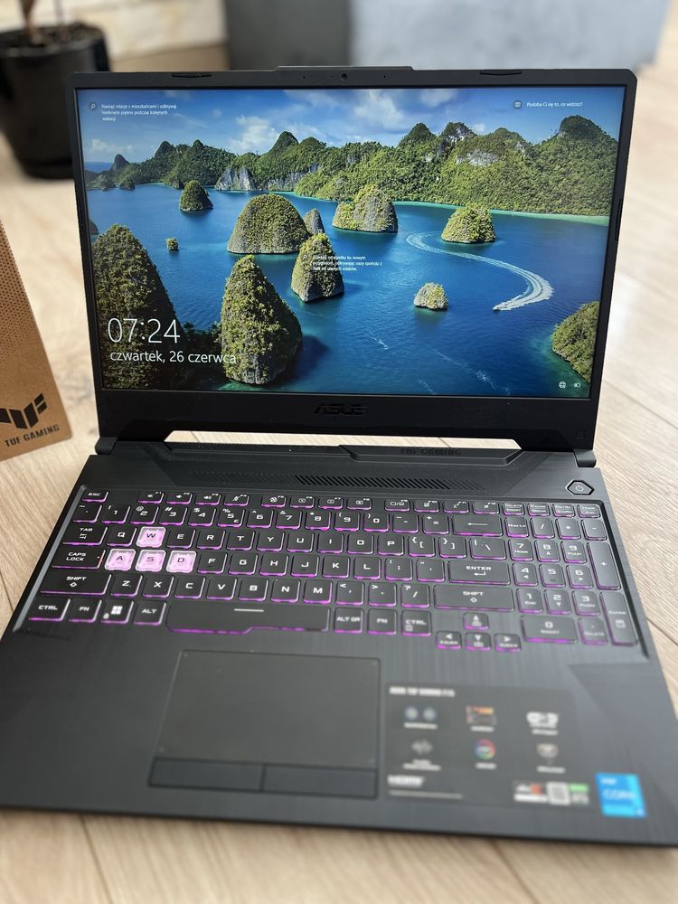 Laptop ASUS TUF Rtx 3050 I5 11400h 16/512