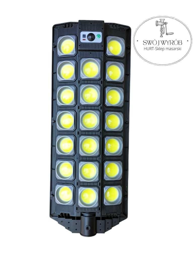 Lampa Solarna 1600W czujnik ruchu, zmierzchu +PILOT