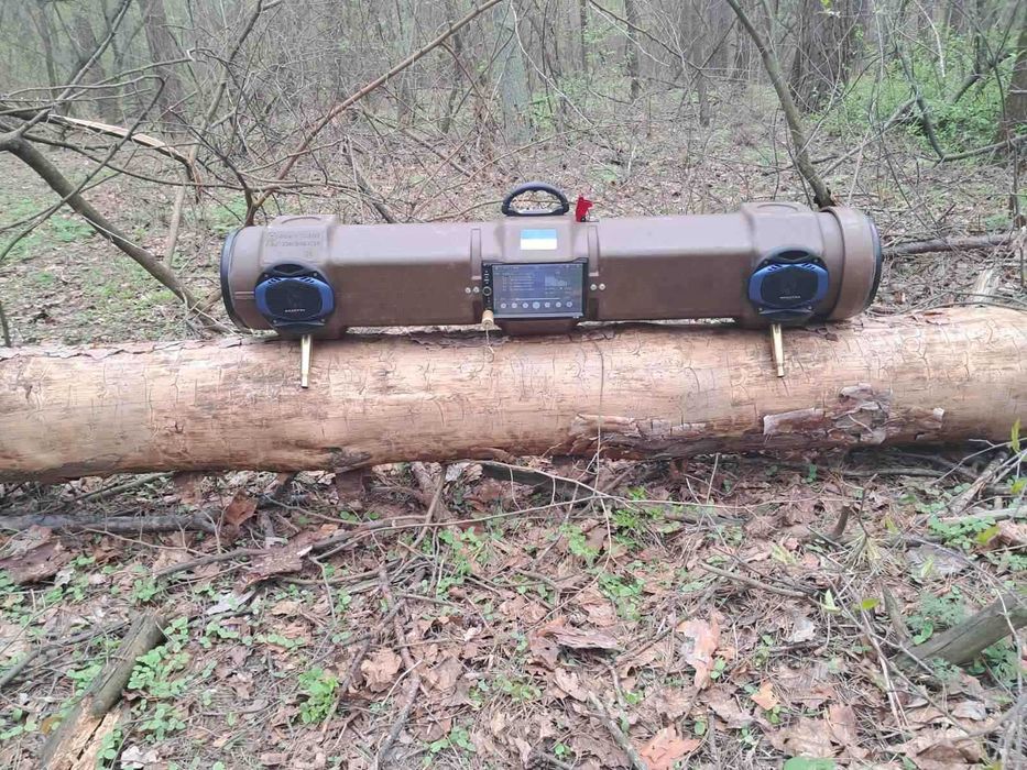 Музичний центр “Bazuka” ручної роботи з тубусу від порохового заряду