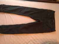 Czarne spodnie jeansowe 158 męskie