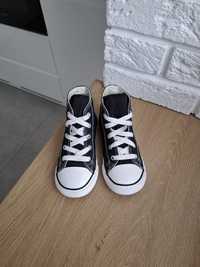 Buty trampki converse wysokie czarne 26 wkładka  17 cm ręcznie