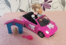 Zestaw samochód lalka evi simba toys plus pieski