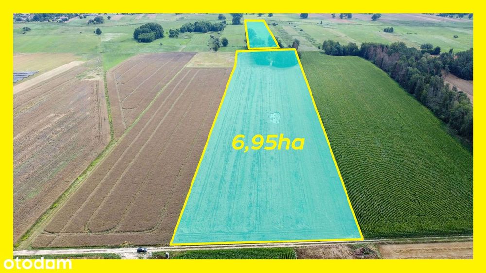 Duża działka 6,95 ha z siedliskiem–Rzeczyca k. Międzyrzeca Podlaskiego