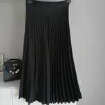 Czarna plisowana spódnica Zara XS 34 midi maxi