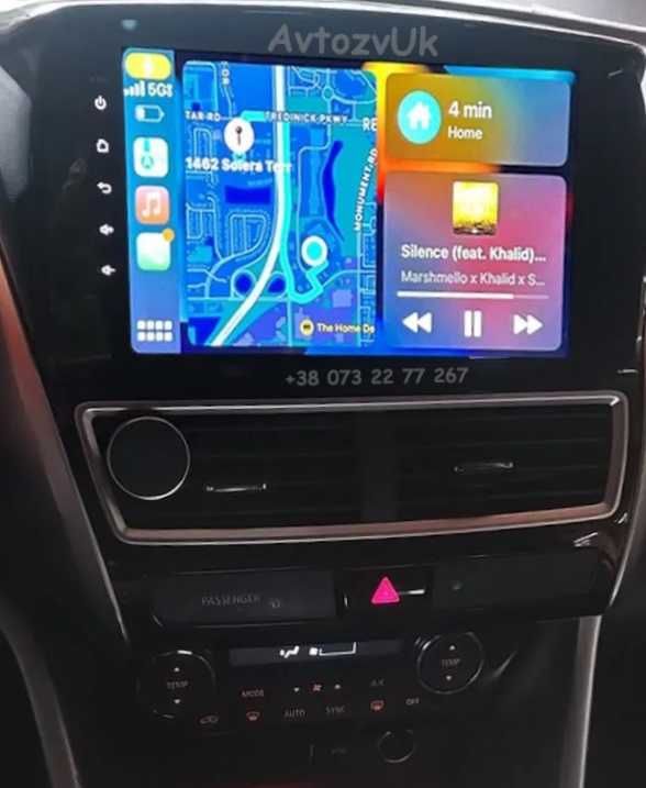 Магнитола ECLIPSE CROSS Mitsubishi TV GPS USB 2 дин CarPlay Android 13