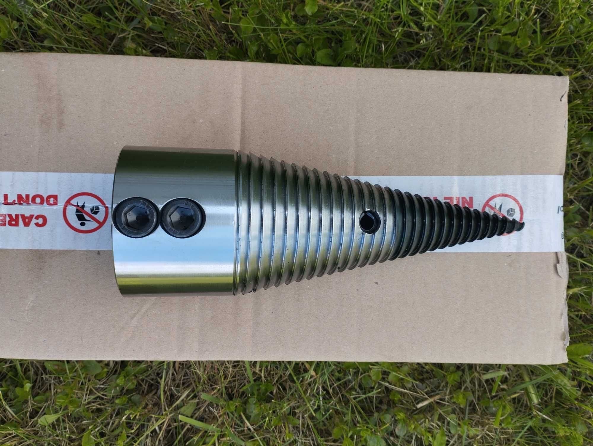 Świder do łupania drewna / stożek do łuparki 80mm / wymienna końcówka