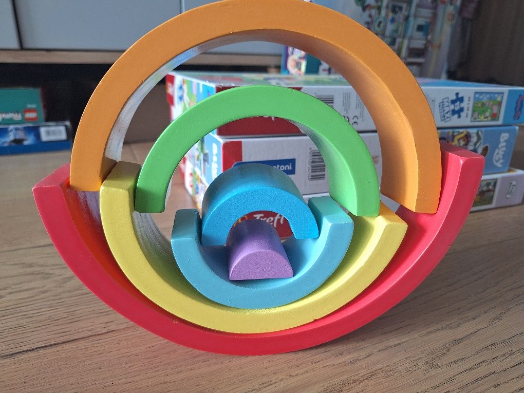One Two Fun Tęcza Montessori zabawka edukacyjna