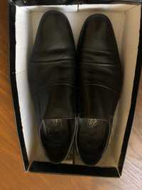 Класичні чорні,шкіряні туфлі, 41 розмір