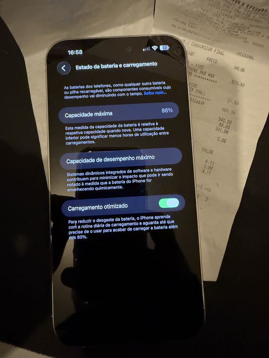 Iphone 14 pro max 256 branco