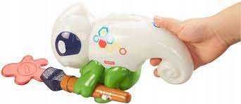 FISHER PRICE kolorowy skaner KAMELEON figurka uczy kolorów LICZB