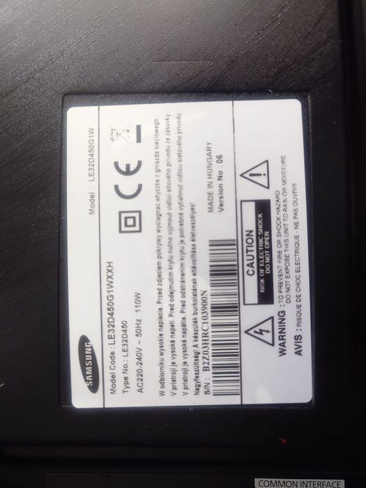 Samsung LE32D450G1WXΧΗ – Telewizor 32", HD Ready, Pilot, HDMI