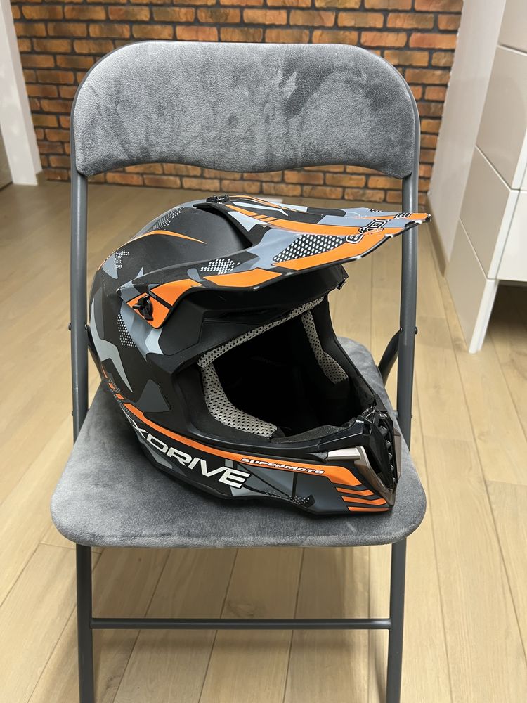 Шолом фулфейс велосипедний Exdrive S 55-56 см