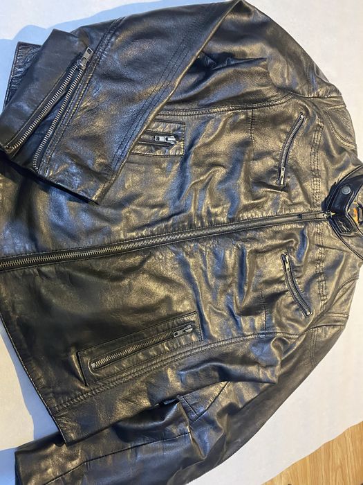 Шкірина куртка М