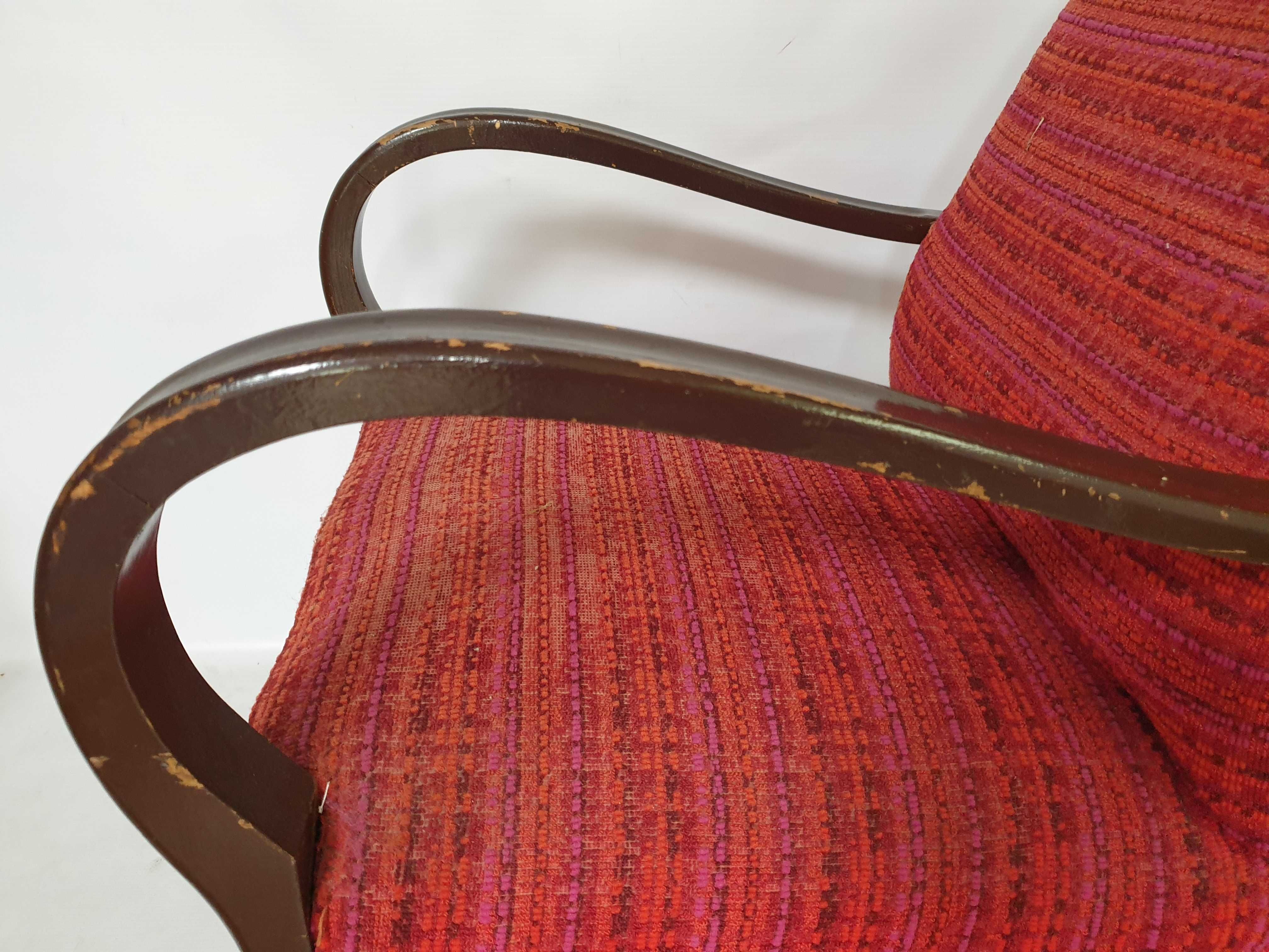 FOTEL art deco secesyjny w stylu HALABALA lata 50