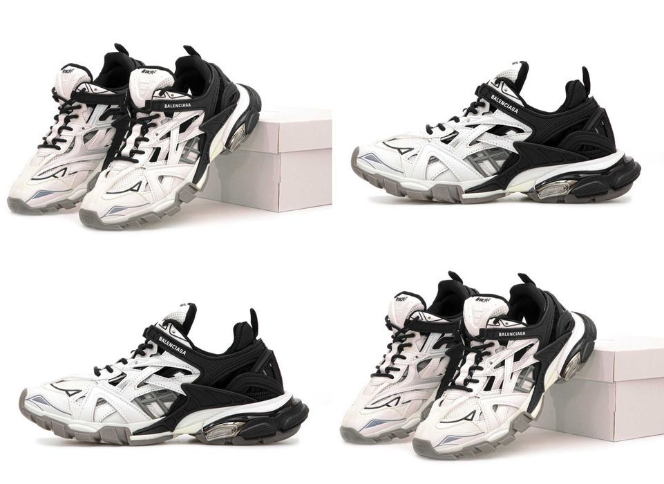 Кроссовки Balenciaga Track 2.0 White Black 36-45 Хит Весны 2025! Топ