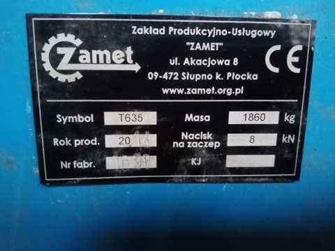 zamet przyczepa samozbierająca do zielonki