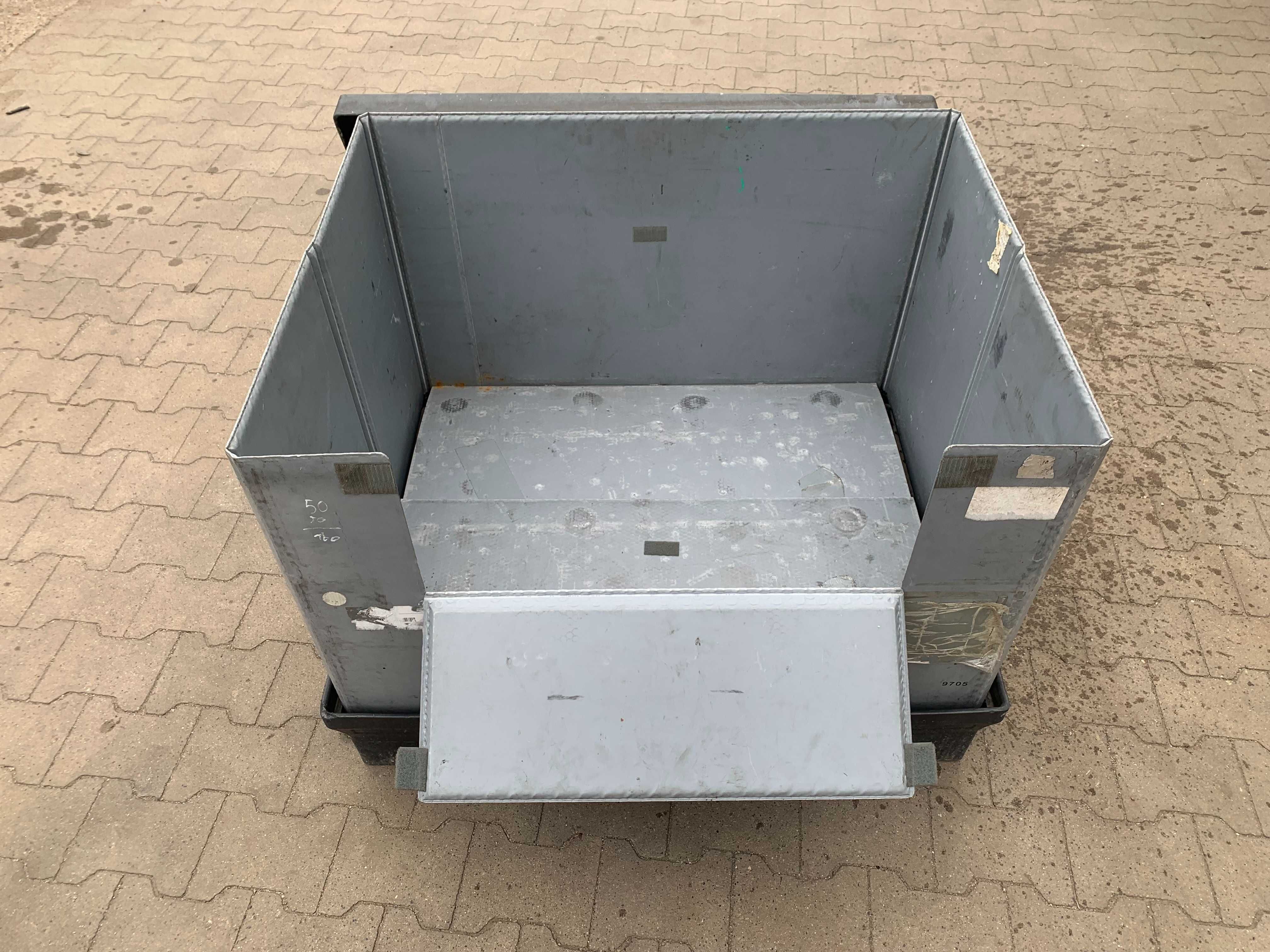 Pojemnik plastikowy 1000x800x800mm skrzyniopaleta gitterbox