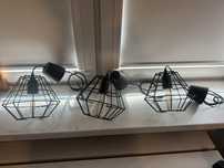 Zestaw 3 lamp sufitowych