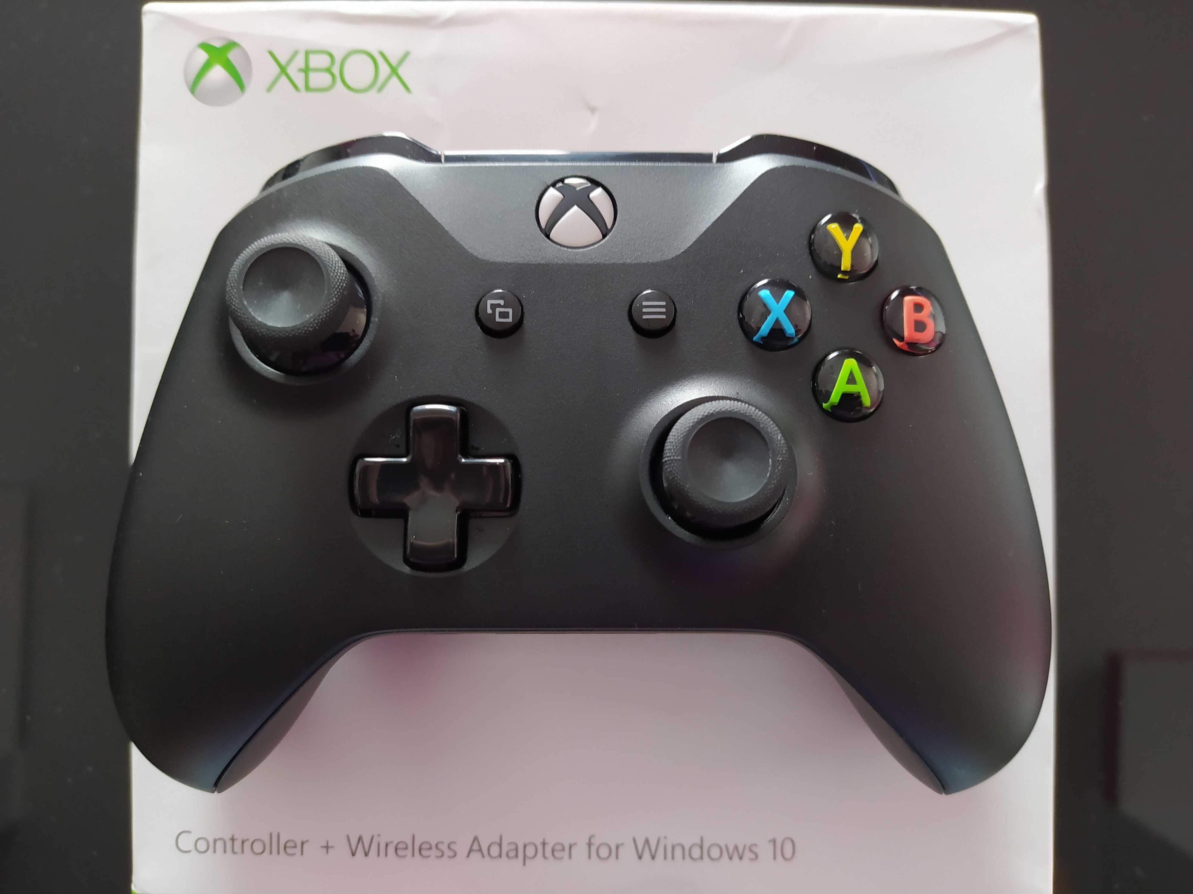 Pad komputerowy Xbox One Series S X czarny plus adapter