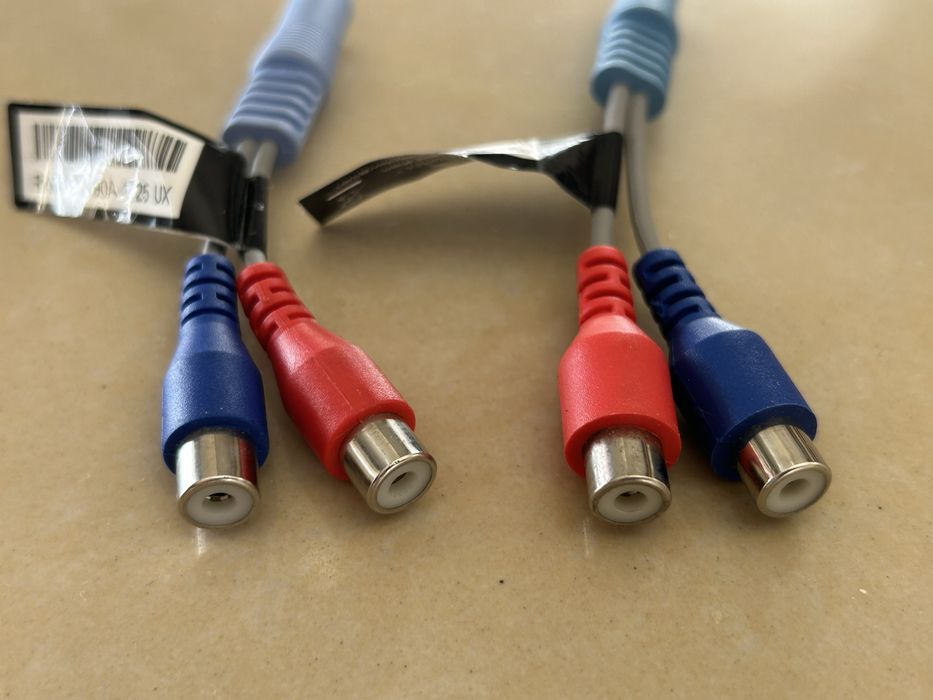 Adaptery minijack - 2 RCA (chinch) 2 sztuki