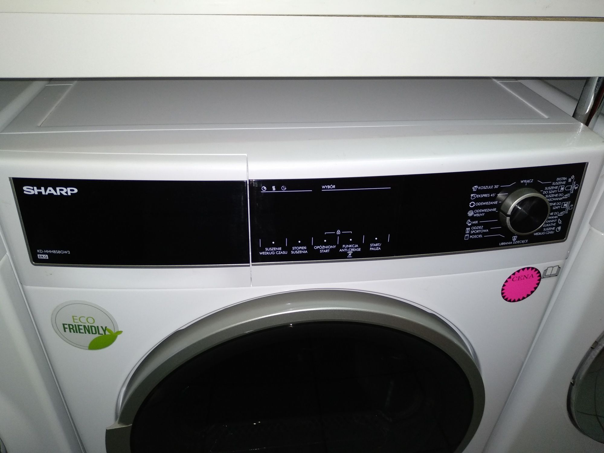 Suszarka Sharp KD-HHH8S8GW3-PL