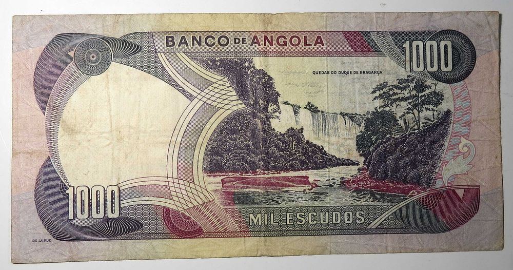 Nota Angola 1000 Escudos Carmona MBC+ 3€