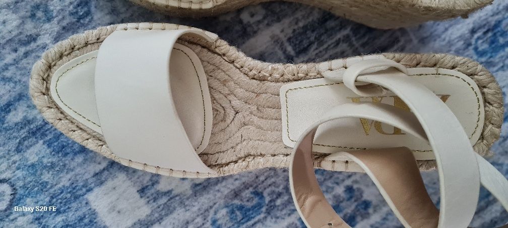 Sandały Zara nowe espadryle na koturnie rozmiar 36