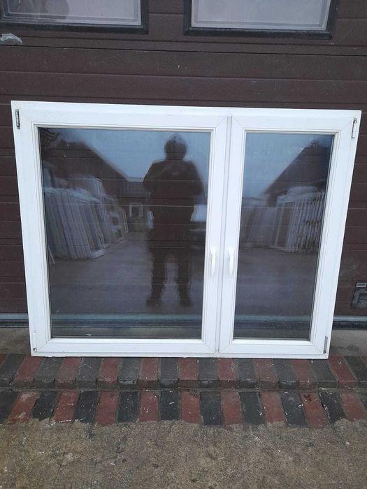 Okno 168x135 pcv okna białe dwuskrzydłowe DOWÓZ CAŁY KRAJ