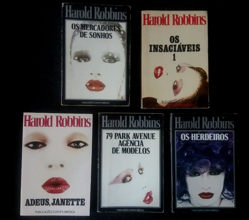 Lote livros de Harold Robbins