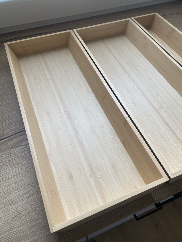 Wkład do szuflad bambusowy Ikea zestaw