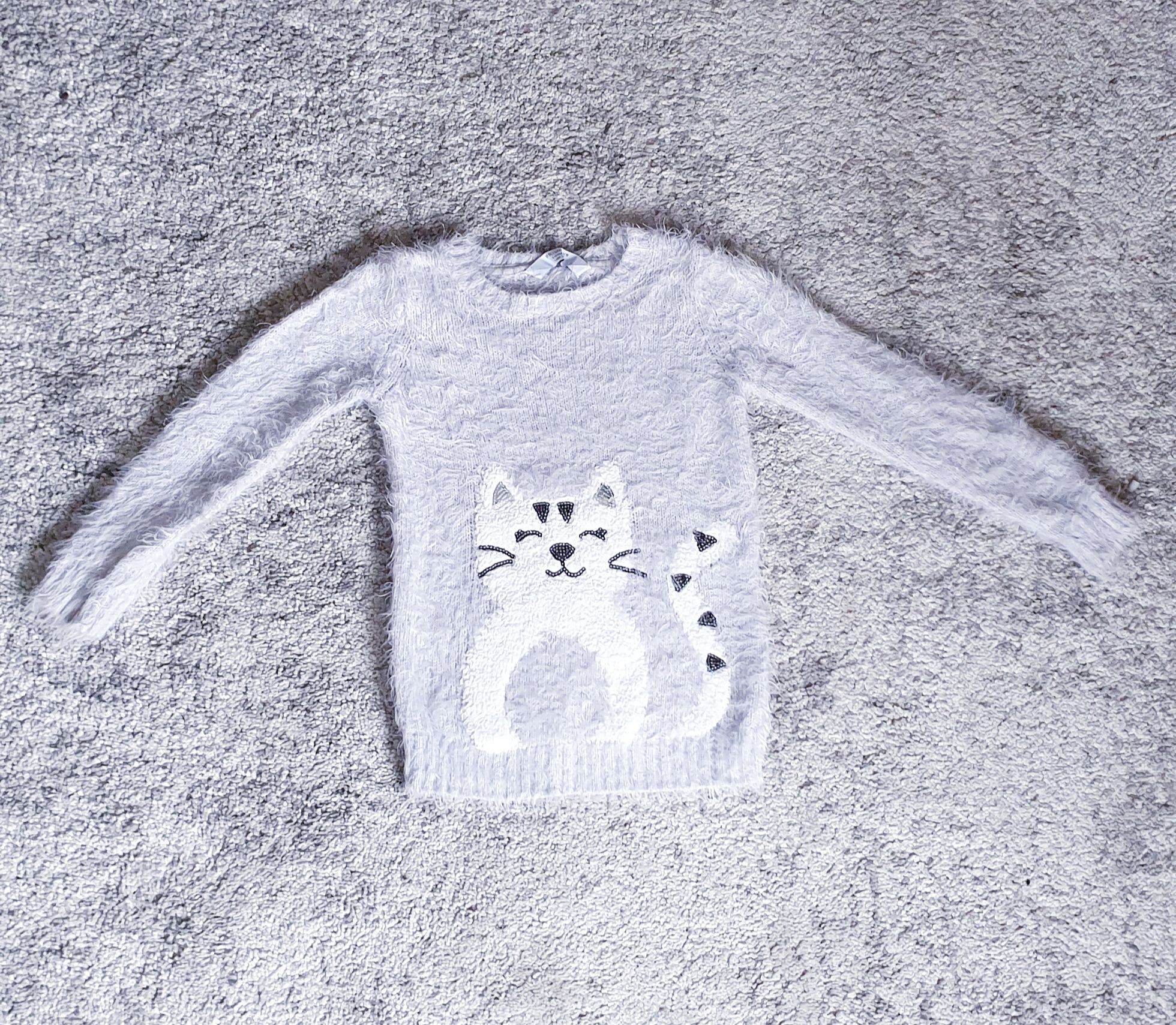 Sweter sweterek z kotem kotkiem kot kotek