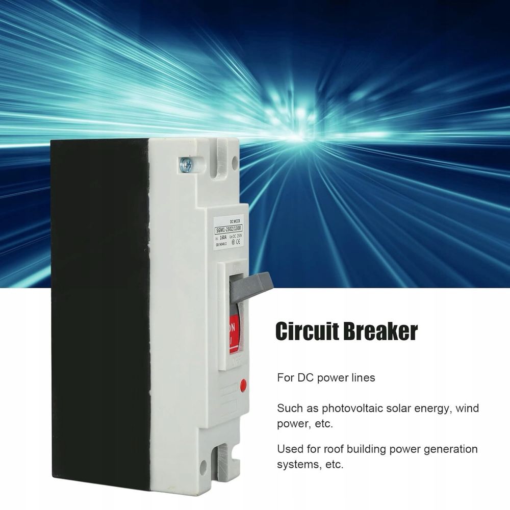 Wyłącznik automatyczny, izolator 1P DC 250V 160A przełącznik