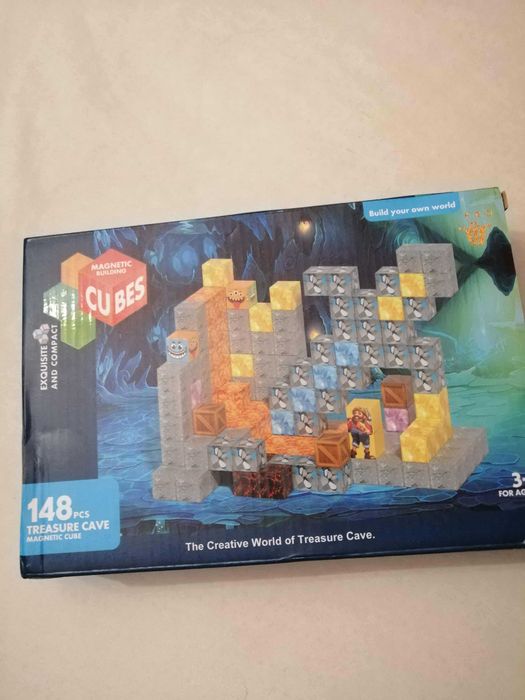 300 szt klocki magnetyczne Minecraft konstrukcyjne super Mario miecz